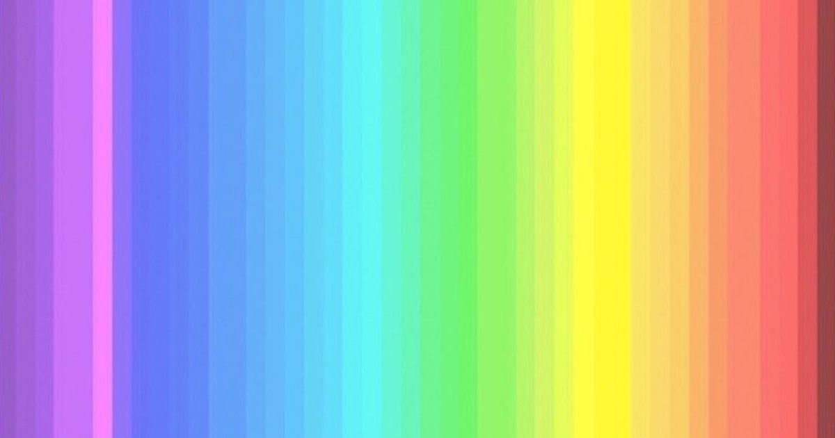Nur 1/4 aller Menschen können alle Farben auf diesem Bild erkennen!