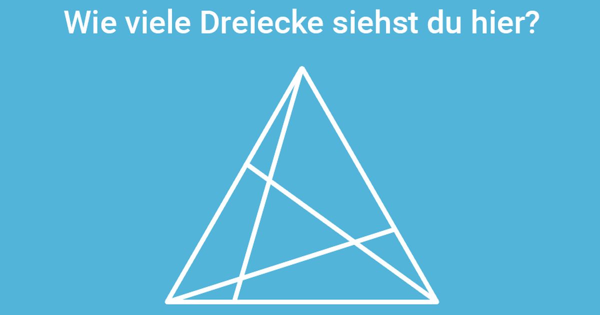 Wie Viele Dreiecke Siehst Du Lösung www.funandnews.de
